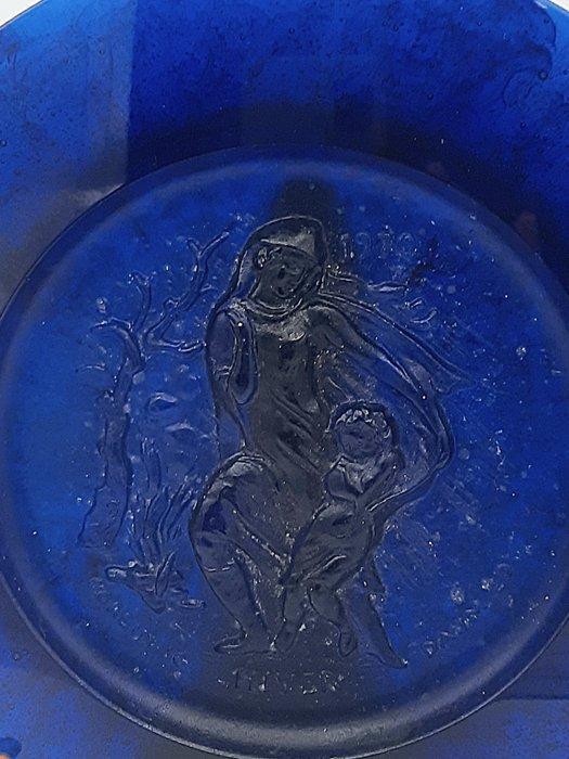 Daum - Corbin - Bord - Hiver - glasmoes, Antiek en Kunst, Antiek | Glaswerk en Kristal