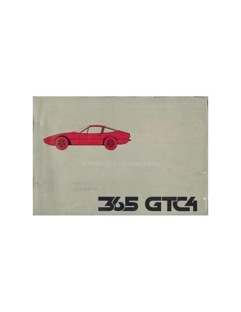 1971 FERRARI 365 GTC4 ONDERDELENHANDBOEK 59/71, Autos : Divers, Modes d'emploi & Notices d'utilisation, Enlèvement ou Envoi