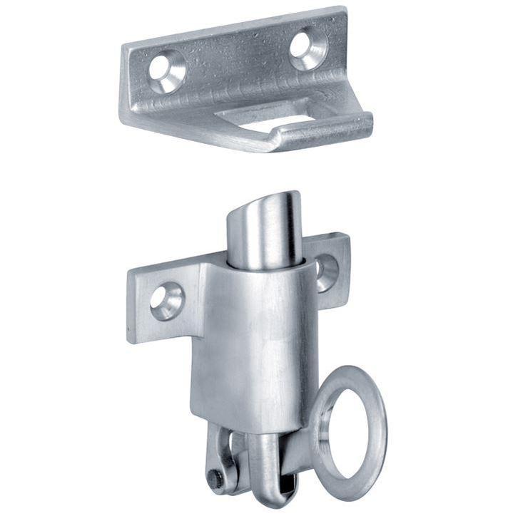 Raamknip Elegant met sluitplaat mat chroom, Bricolage & Construction, Châssis & Portes coulissantes