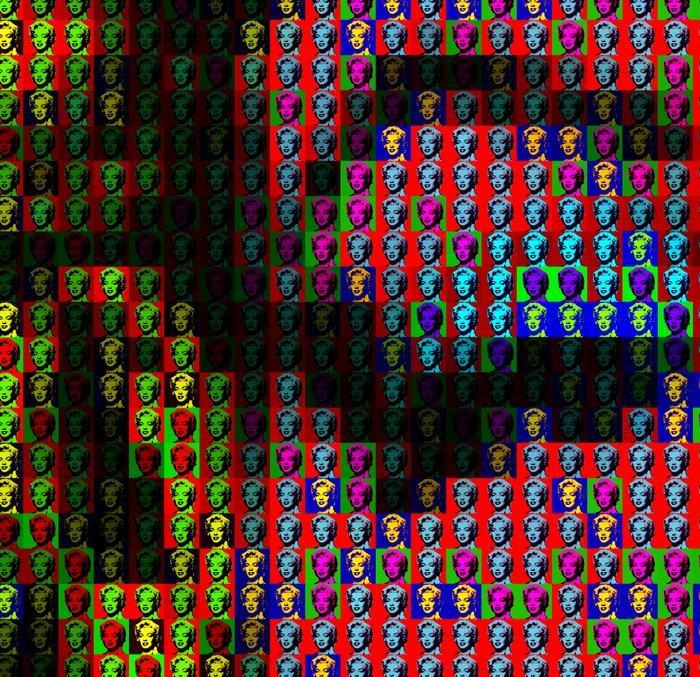 Kurotory - Sage Blue Popart Marilyn (LF), Antiquités & Art, Art | Objets design