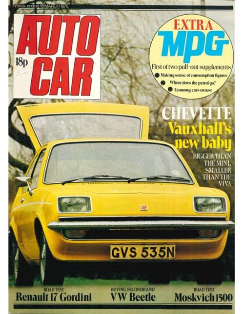 1975 AUTOCAR MAGAZINE 4090 ENGELS, Livres, Autos | Brochures & Magazines, Enlèvement ou Envoi