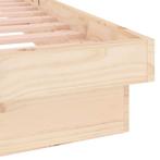 vidaXL Bedframe LED massief hout 100x200 cm, Huis en Inrichting, Slaapkamer | Bedden, Verzenden, Nieuw