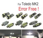 Kit 16 Ampoules Led Intérieur Toledo Mk2 1M 1M2 99-04, Verzenden