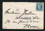 Frankrijk 1871 - Zeldzame brief verstuurd uit Parijs op 27, Postzegels en Munten, Gestempeld