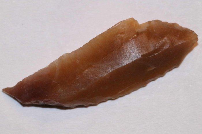 Mesolithisch / Epipaleolithisch Vuursteen Schrapers, kern,, Antiek en Kunst, Antiek | Overige Antiek