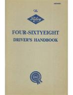 1961 RILEY FOUR-SIXTYEIGHT INSTRUCTIEBOEKJE ENGELS