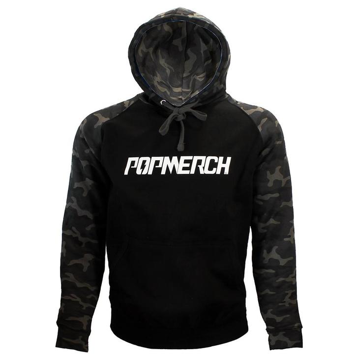 Popmerch Originals Camo Hooded Sweater - Officiële, Kleding | Heren, Truien en Vesten