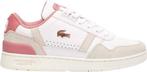 Lacoste T-Clip Dames Sneakers - Wit/Roze - Maat 36, Kleding | Dames, Verzenden, Nieuw