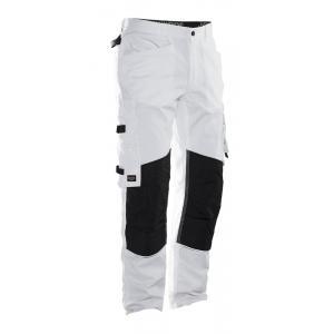 Jobman 2130 pantalon de peintre  c60 blanc/noir, Doe-het-zelf en Bouw, Overige Doe-Het-Zelf en Bouw