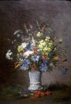 French school, end of 19th century - Vase with summer, Antiquités & Art