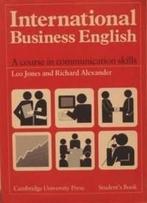 International Business English Students Book 9780521369572, Boeken, Verzenden, Gelezen, Leo Jones