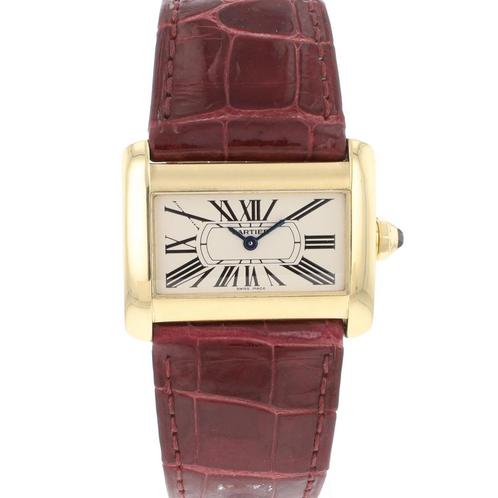 Cartier Tank Divan 2601, Handtassen en Accessoires, Horloges | Dames, Verzenden