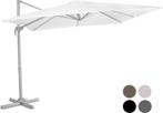 2dekans | VONROC Premium Zweefparasol Pisogne 300x300cm –, Doe-het-zelf en Bouw, Ophalen of Verzenden, Nieuw