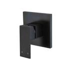 Bieden: Meir Square black wall hot | cold shower mixer - MW, Ophalen of Verzenden, Nieuw