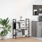 vidaXL Boekenplank Grijs Sonoma 75 x 30 x 91 cm Bewerkt hout, Huis en Inrichting, Verzenden, Nieuw