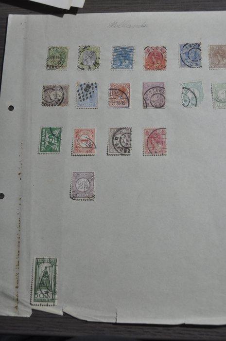 Wereld - Uitzoekpartij met diverse landen in een oud Album,, Postzegels en Munten, Postzegels | Amerika