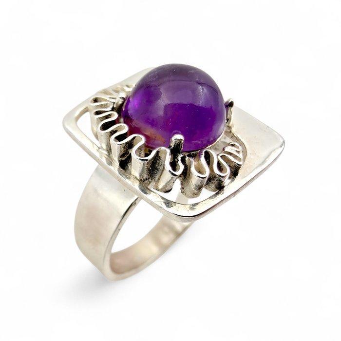 Zonder minimumprijs - Ring Zilver - Amethist, Bijoux, Sacs & Beauté, Bagues