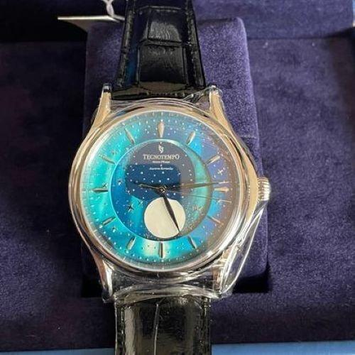 Tecnotempo - Moon Phase & Aurora Borealis Special Edition, Handtassen en Accessoires, Horloges | Heren