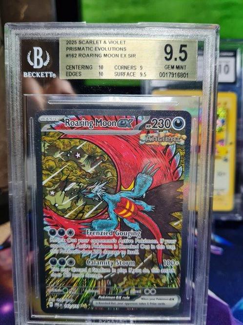 Beckett - 1 Graded card - Pokémon - Roaring Moon EX -, Hobby en Vrije tijd, Verzamelkaartspellen | Pokémon