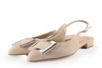 Linea Zeta Slingbacks in maat 37 Beige | 5% extra korting, Kleding | Dames, Verzenden, Beige, Linea Zeta, Gedragen