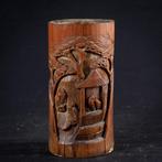 Penselen potten - Bamboe - China - Begin 20e eeuw, Antiek en Kunst
