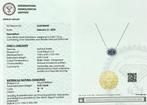 Collier - 14 carats Or blanc - 1.02ct. tw. Tanzanite -, Handtassen en Accessoires, Nieuw
