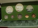Trinidad en Tobago. Set 1975 Franklin Mint 8 Coins ( inc., Timbres & Monnaies