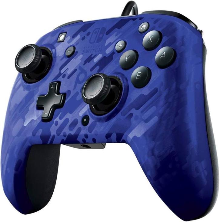 PDP Controller Blauw voor Switch (Switch Accessoires), Games en Spelcomputers, Spelcomputers | Nintendo Switch, Zo goed als nieuw