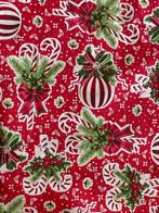 tessuto tradizionale natalizio - Textile - 280 cm - 245 cm