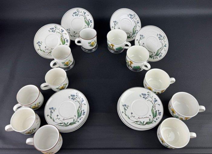 Villeroy & Boch - Tasse et soucoupe (22) - Botanica -, Antiquités & Art, Antiquités | Verre & Cristal