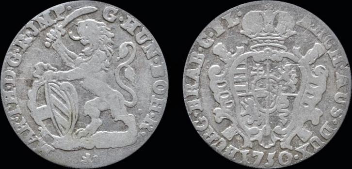 Austrian Netherlands Brabant Maria-theresia schelling (es..., Postzegels en Munten, Munten | Europa | Niet-Euromunten, België