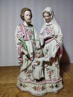 Beeldje - Heilige familie - 26 cm - Biscuit porselein, Antiek en Kunst