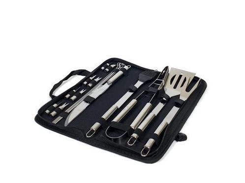Veiling - 18-delige barbecue set – Inclusief opbergtas, Huis en Inrichting, Keuken | Bestek, Nieuw