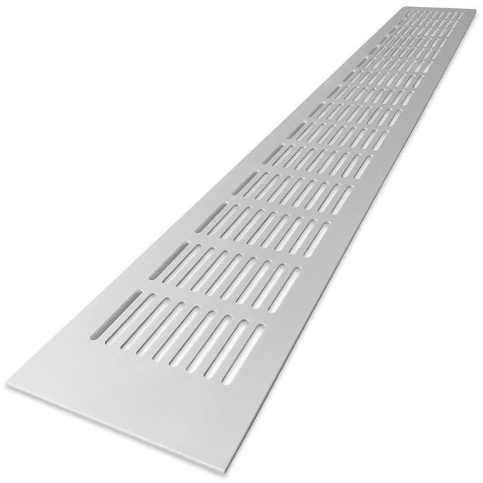 Ventilatiestrip aluminium LxH 600 x 80mm (G61-6008AA), Doe-het-zelf en Bouw, Ventilatie en Afzuiging, Nieuw, Verzenden
