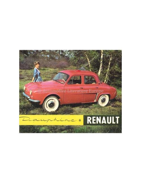 1958 RENAULT DAUPHINE BROCHURE NEDERLANDS, Livres, Autos | Brochures & Magazines