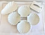 Service à huîtres (6) - Porcelaine - Magnifique assortiment