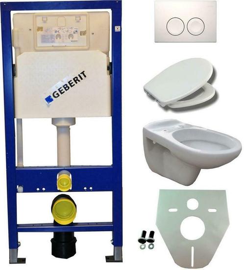 Geberit UP 100 +Neptunus WC+ Ultimo zitt.+ Delta 21 wit, Doe-het-zelf en Bouw, Sanitair, Ophalen of Verzenden