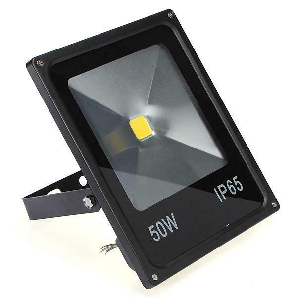 50W LED Schijnwerper Warm Wit slim high-end IP65 3200K, Tuin en Terras, Buitenverlichting, Verzenden