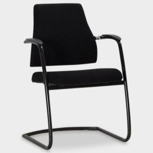 Vergaderstoel BMA Axia, zwart, slede frame, Huis en Inrichting, Stoelen, Gebruikt, Ophalen of Verzenden
