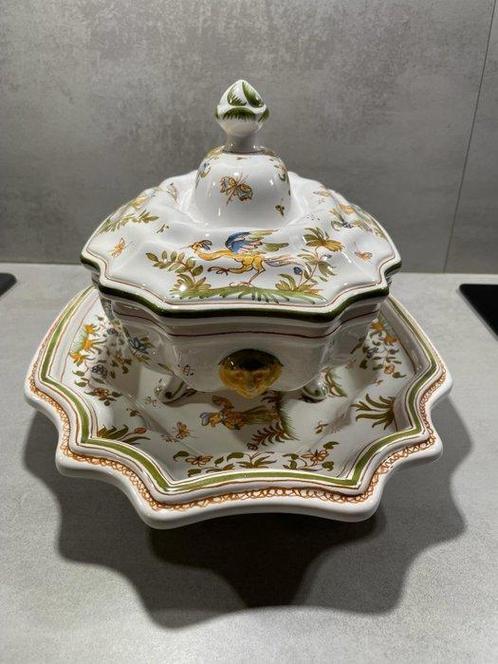 Lallier a Moustiers - Tureen - Aardewerk, Antiek en Kunst, Antiek | Meubels | Tafels