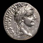 Romeinse Rijk. Tiberius (14-37 n.Chr.). Denarius Lugdunum -, Timbres & Monnaies