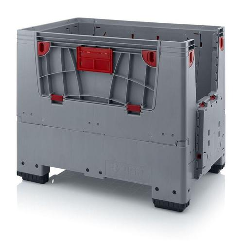 Opvouwbare palletbox 1200x800x1000mm met 4 inwerpluiken, Zakelijke goederen, Kantoor en Winkelinrichting | Magazijn, Stelling en Opslag