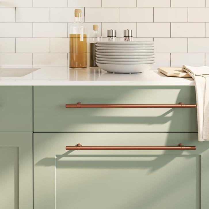 vidaXL Handvatten 20 st 320 mm roestvrij staal bronskleurig, Doe-het-zelf en Bouw, Hang- en Sluitwerk, Nieuw, Verzenden