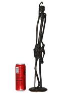 Figuur - Schaapherder met lammetje in zijn handen - 48 cm -