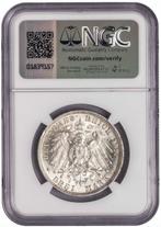 Duitsland, Württemberg Wilhelm II. 3 Mark 1911 - NGC MS63, Postzegels en Munten