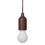 Retro lamp hout motief met koord 90cm, Auto-onderdelen, Verzenden, Nieuw