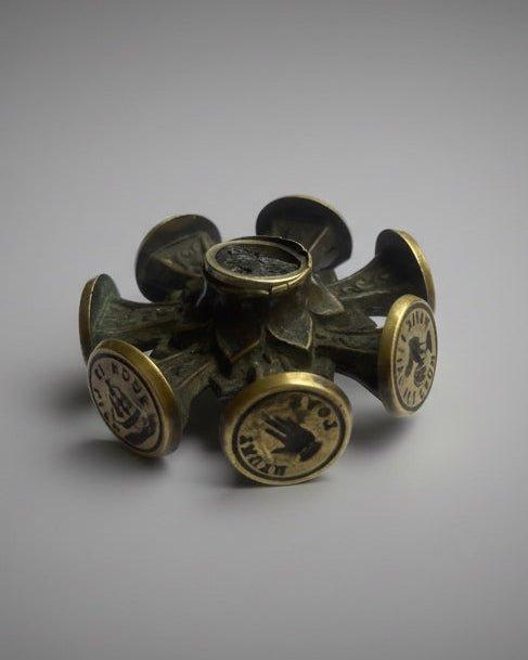 Zegel - Victoriaanse gravure-wiel, Antiek en Kunst, Antiek | Overige Antiek