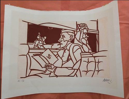 Valerio Adami (1935) - Bloksnijwerk, Senza titolo - 50 cm -, Antiek en Kunst, Antiek | Overige Antiek