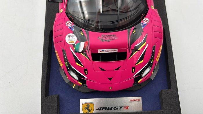 Look Smart 1:18 - Modelauto - Ferrari 488 GT3 Iron Lynx 24h, Hobby en Vrije tijd, Modelauto's | 1:5 tot 1:12