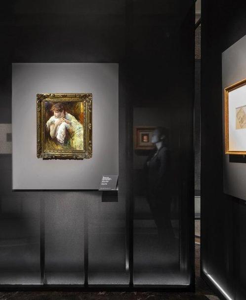 Giuseppe de Nittis (1846 – 1884), Naar - Signora napoletana, Antiek en Kunst, Kunst | Schilderijen | Klassiek